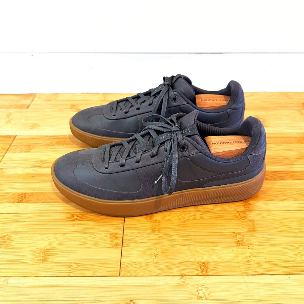 Lululemon Cityverse sneaker, Men's size 12, Grey Vegan leather with gumsole